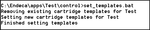 Endeca Set Template command Endeca Set Template command