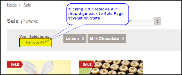Breadcrumb removeAction Removeall URL Breadcrumb removeAction Removeall URL